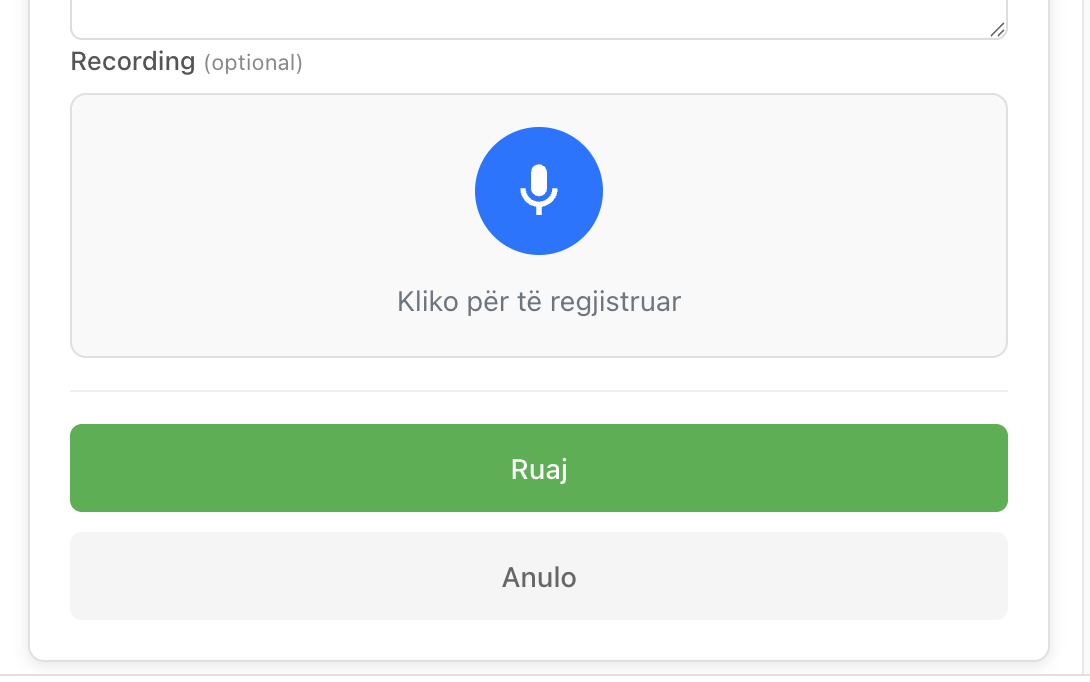 A recording for every recitation