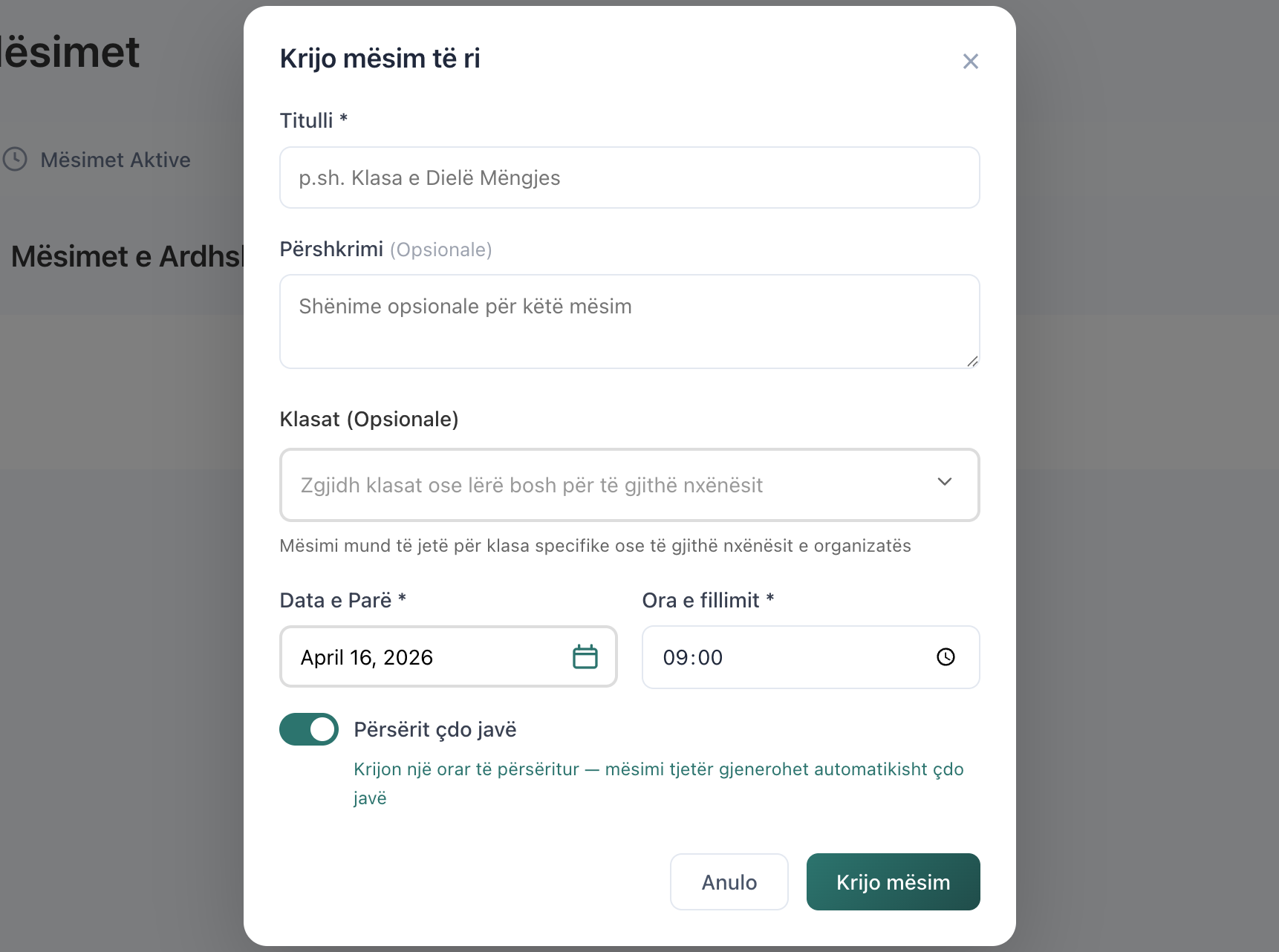 The daily teaching workflow, end to end