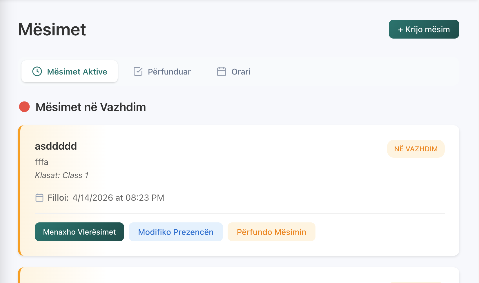 The daily teaching workflow, end to end